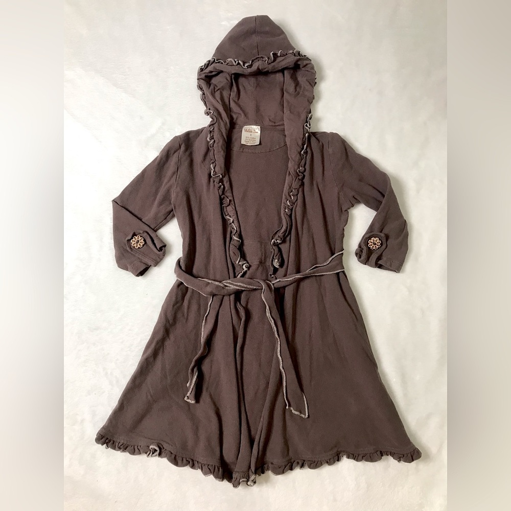 Girl’s Matilda Jane Size 8 Brown Light Jacket Robe Coverup